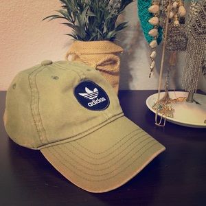 Olive Adidas hat.